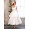 Billie - A Line Sweetheart Ankle Length Organza Wedding Dress